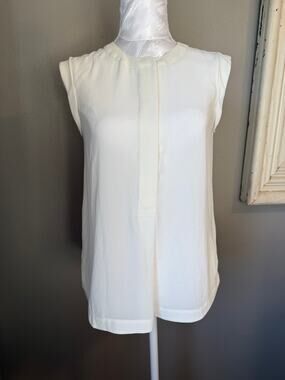 J.Crew Sleeveless Popover Blouse Nwt- Ivory - Size 00